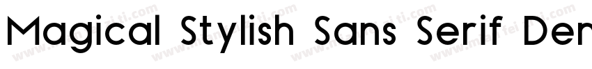 Magical Stylish Sans Serif Demo字体转换